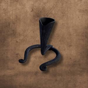 Lysestage med hesteskosfod